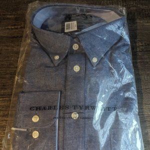 Men's XL Charles Tyrwhitt Button-up Dress Shirt - unopened, classic fit